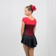 Diamond Competition Figure skating dress-Red Back