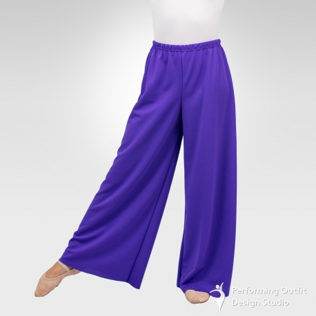 Wide leg pants- Purple