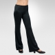 Spandex low-rise  boot-cut pants