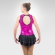 Sunset Melody figure skating tank dress-back