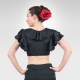 Latin dance crop top-Back