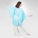 Messenger knit overdress-Light Blue/Back