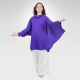 Messenger knit overdress-Purple/Front