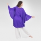 Messenger knit overdress-Purple/Back