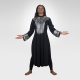 Genesis unisex dance robe-Black/Silver-Adult
