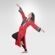 Devotion unisex dance robe-Red