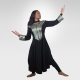 Devotion unisex dance robe-Black front