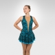 Lacy Ice dress- Turquoise front