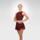 Ice Club figure skating dress- Red front