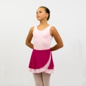 Walz  reversible two-ply knit dance wrap skirt