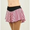 Polka Dots print figure skating skirt