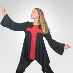 Everlasting Liturgical Sleeves Overlay Black Red